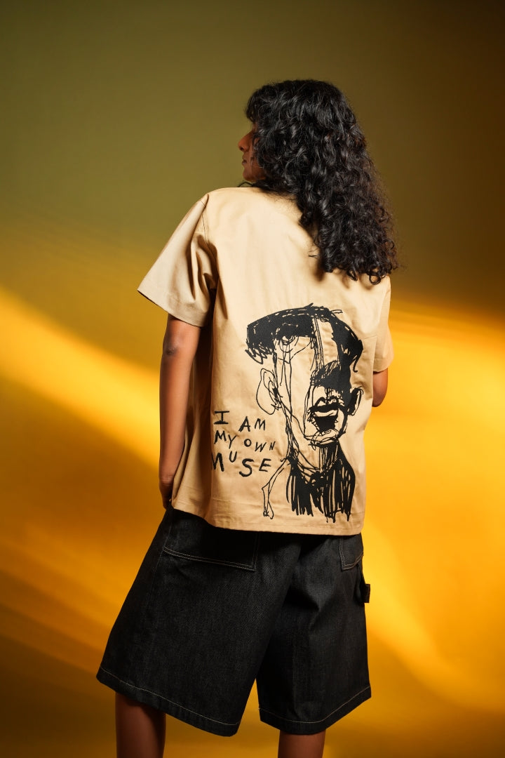 Muse embroidered shirt