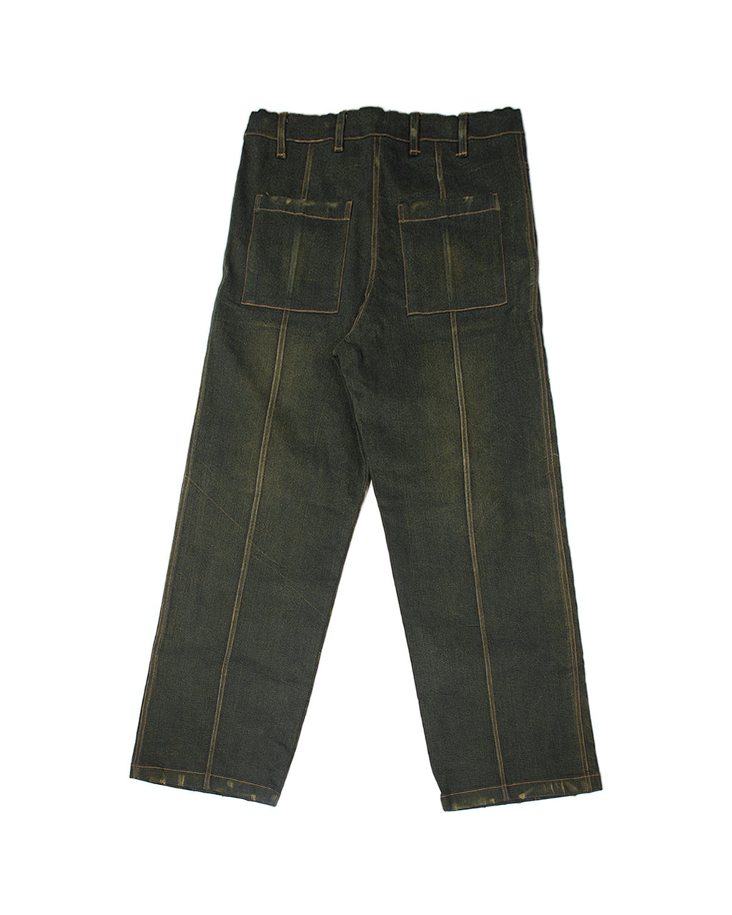 Denim washed pants