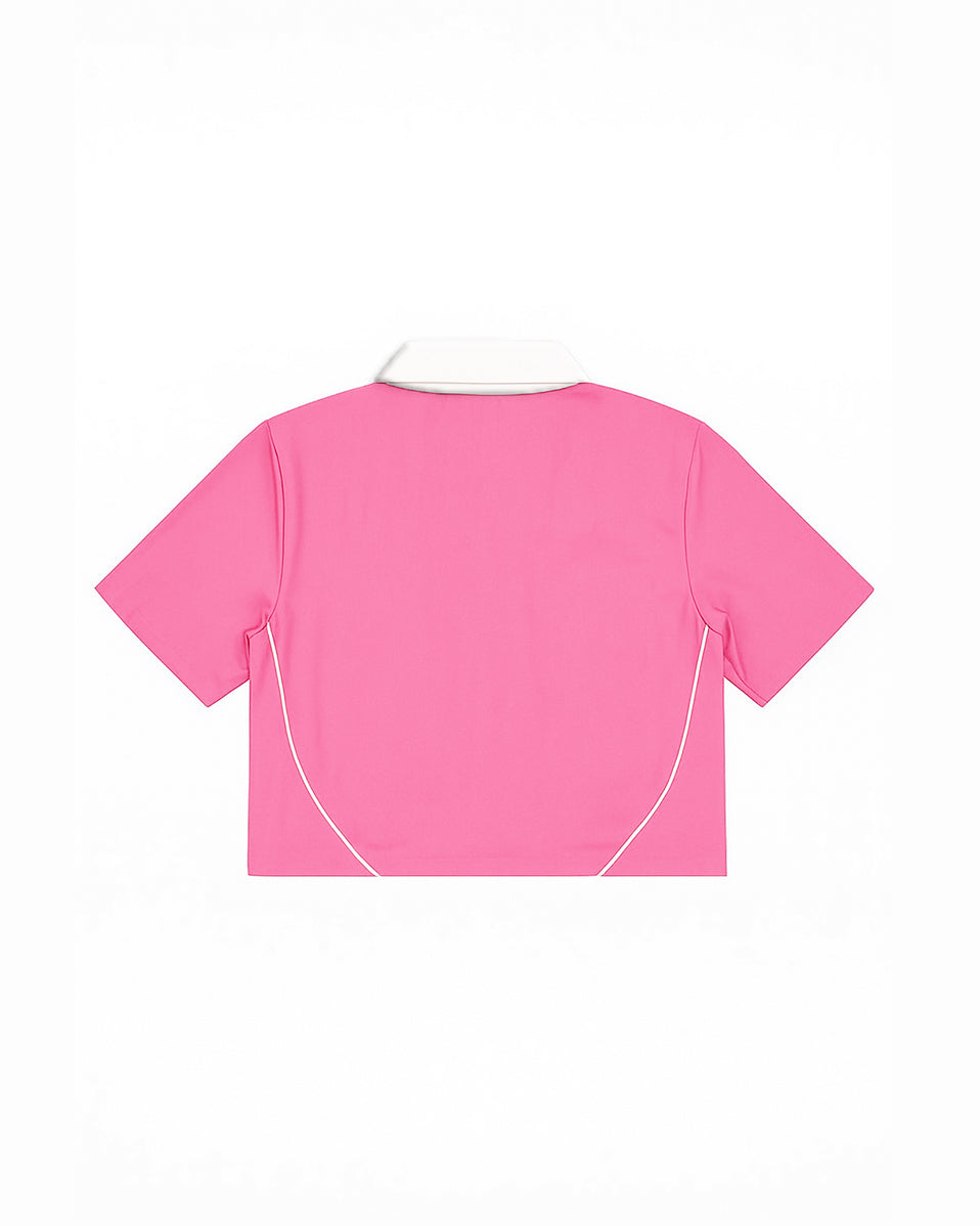 Pit stop pink tee